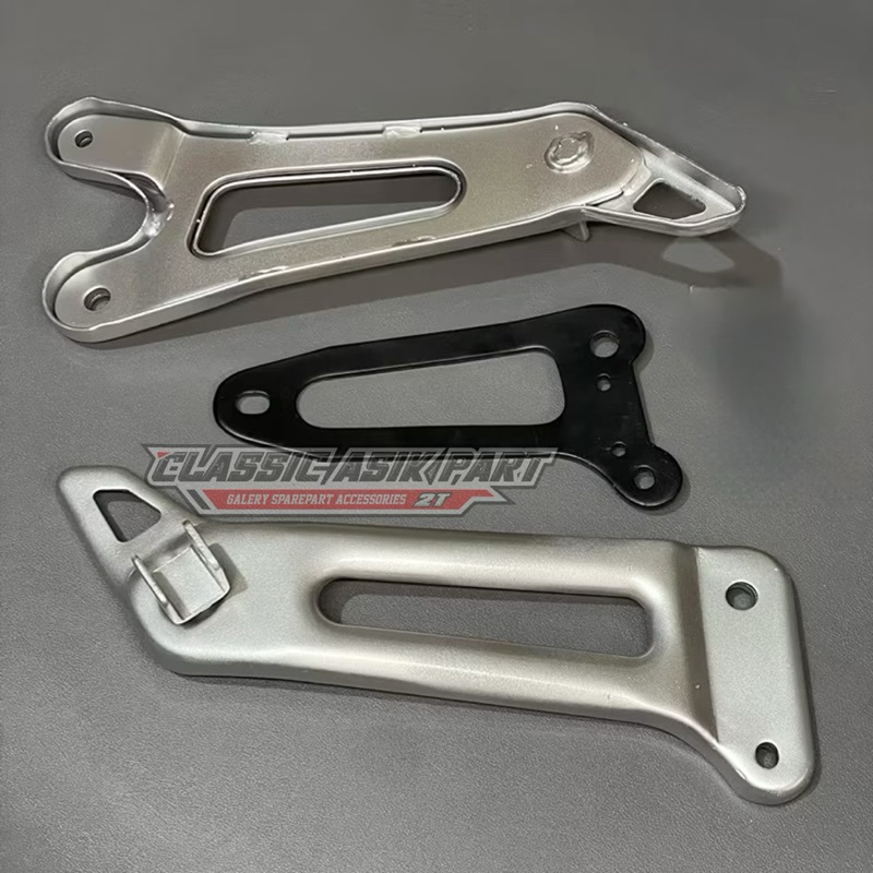 POSTEP STEP BELAKANG RX KING PEREDAM SET GANTUNGAN KNALPOT