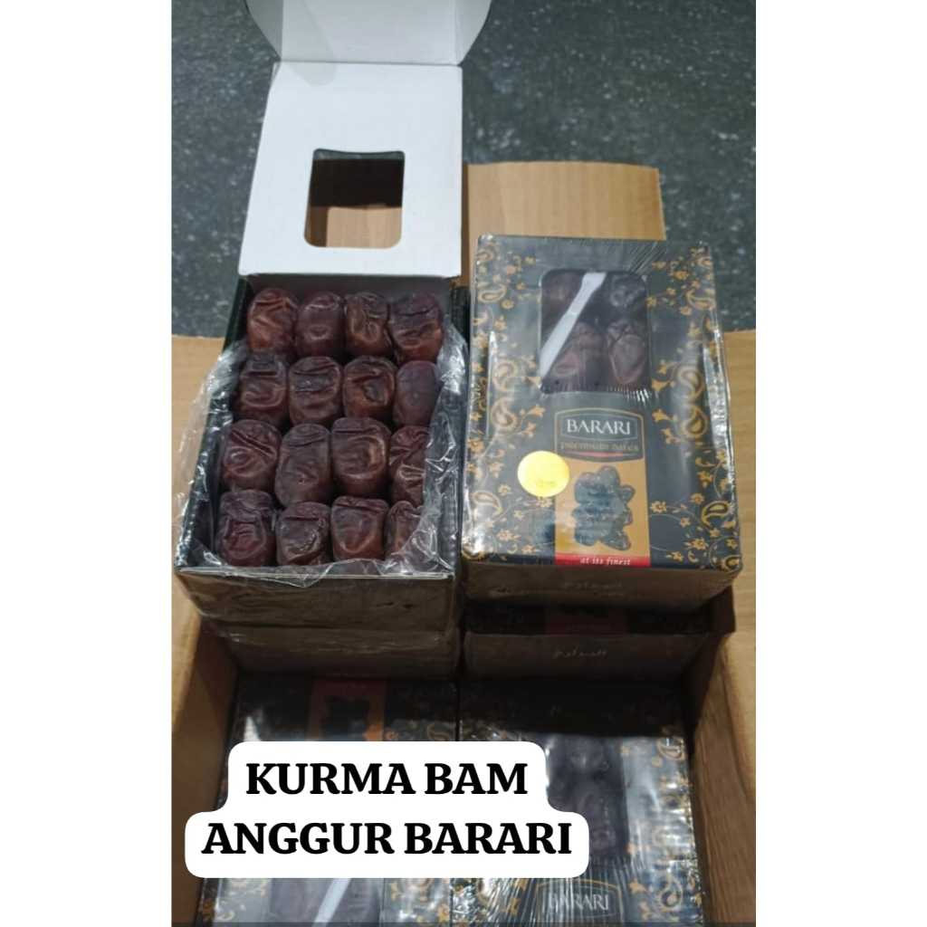 

KURMA BAM BARARI KURMA ANGGUR BUAH LEBARAN UNTUK PUASA MANIS SEGAR