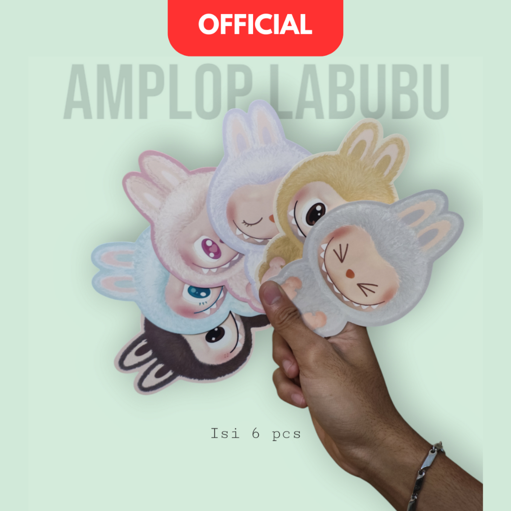 

Amplop lebaran labubu isi 6 pcs,amplop lebaran 3D,amplop lebaran unik,amplop lebaran 2025
