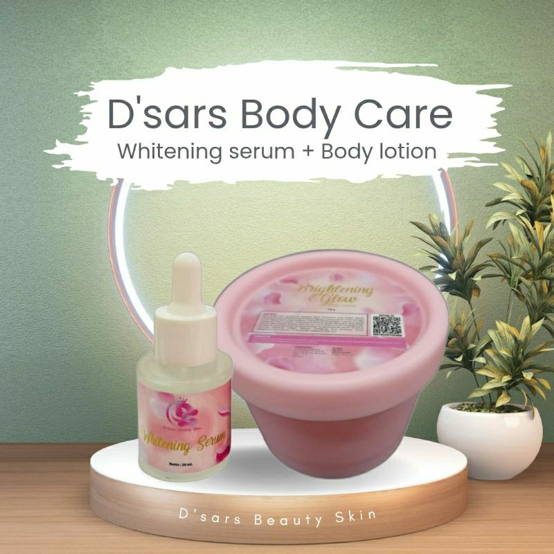 BodyLotion Kecil Dan Serum Whitening D'sars