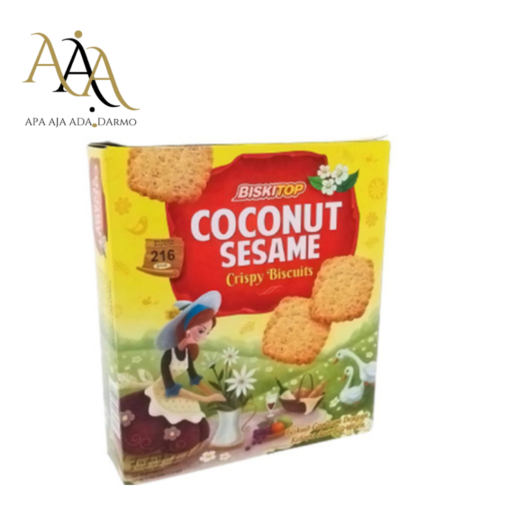 

BISKITOP COCONUT SESAME CRISPY 216GR (10)