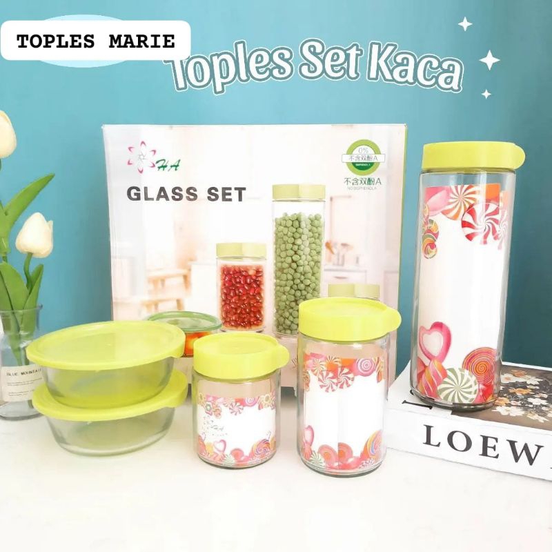 AMN.Toples Set Kaca Glass