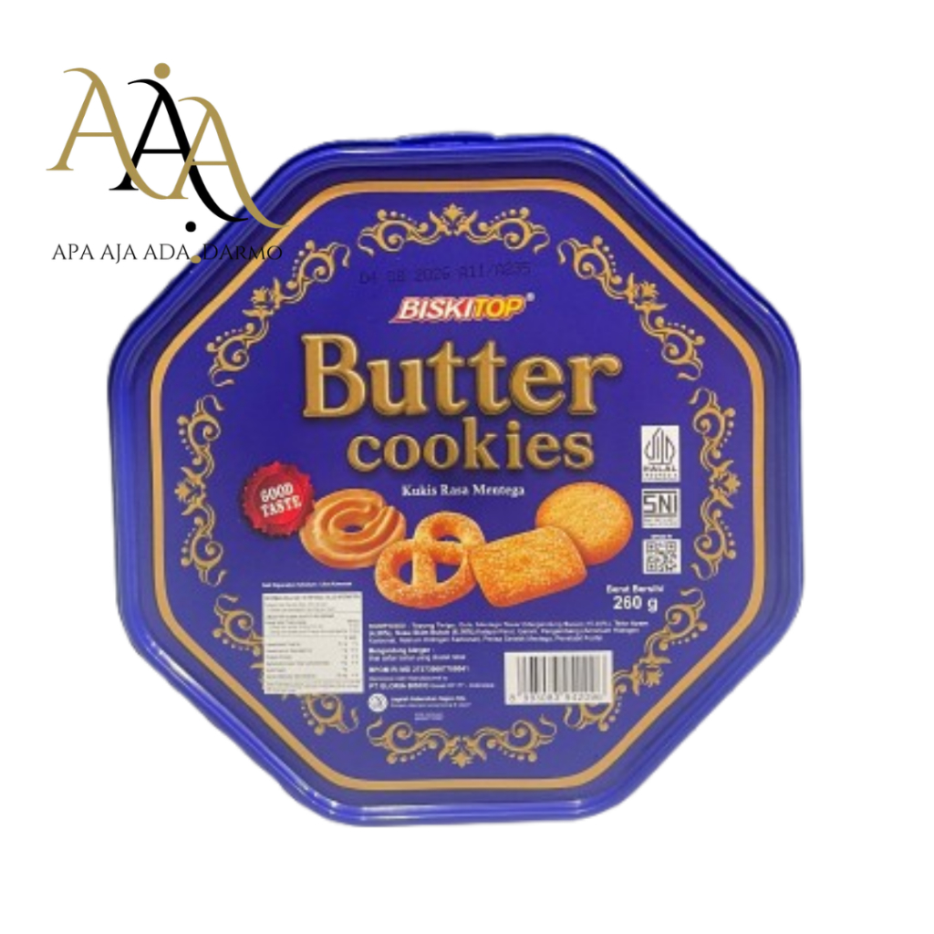 

BISKITOP BUTTER COOKIES SEGI DELAPAN 260GR (6)