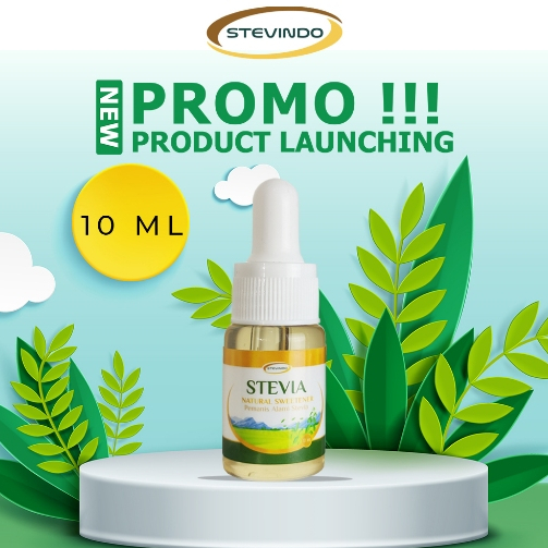 

Stevindo - Stevia Cair 10ML Pemanis Alami Pengganti Gula 0 Kalori Sweet Stevia Liquid Pure Sweetness