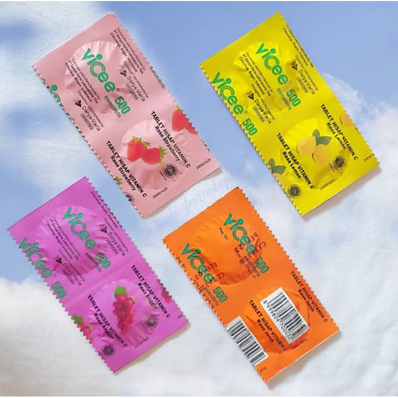 Vicee | vitamin c 500mg |vicee strawberry 500mg | Vicee Orange 500mg