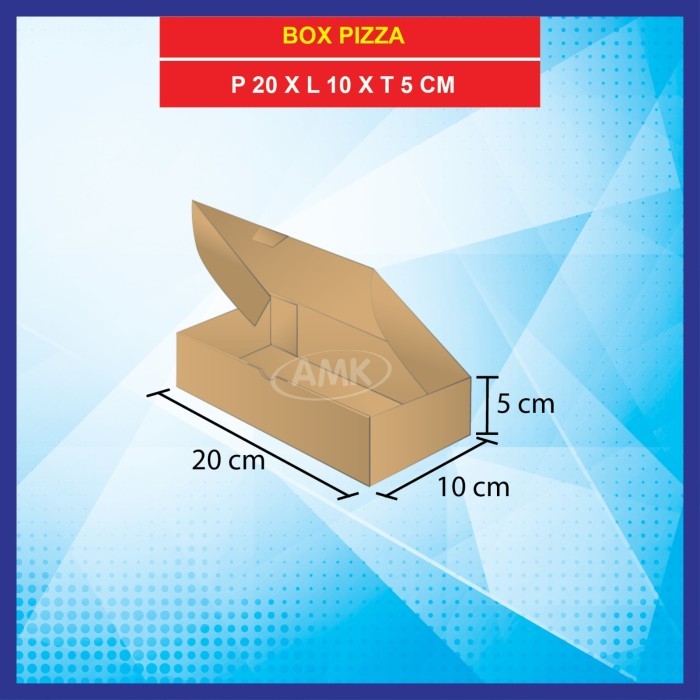 

Box Packaging/Kemasan 20 x 10 x 5 cm kotak karton kardus packing diecut/pizza