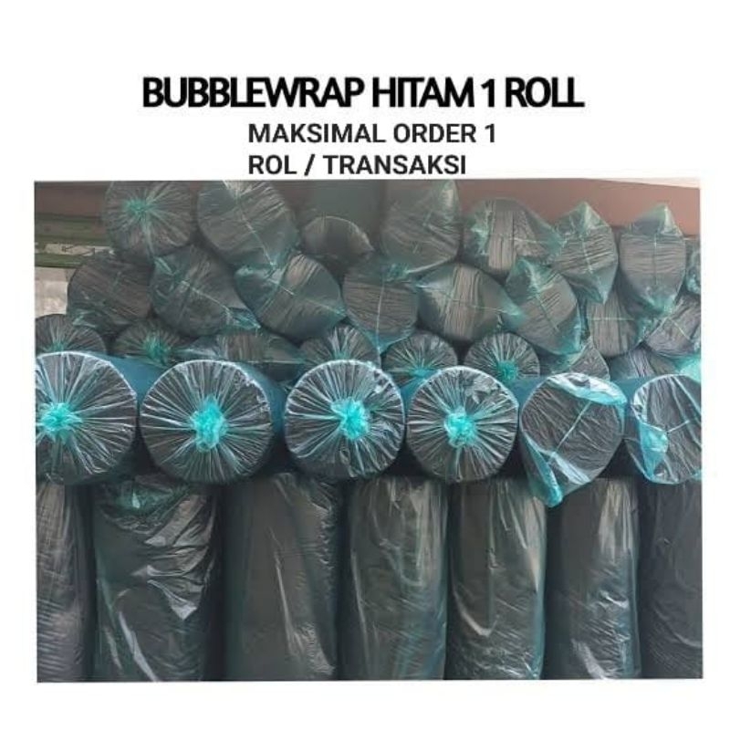 

BUBBLE WRAP HITAM PREMIUM QUALITY 125cm x 50 Meter