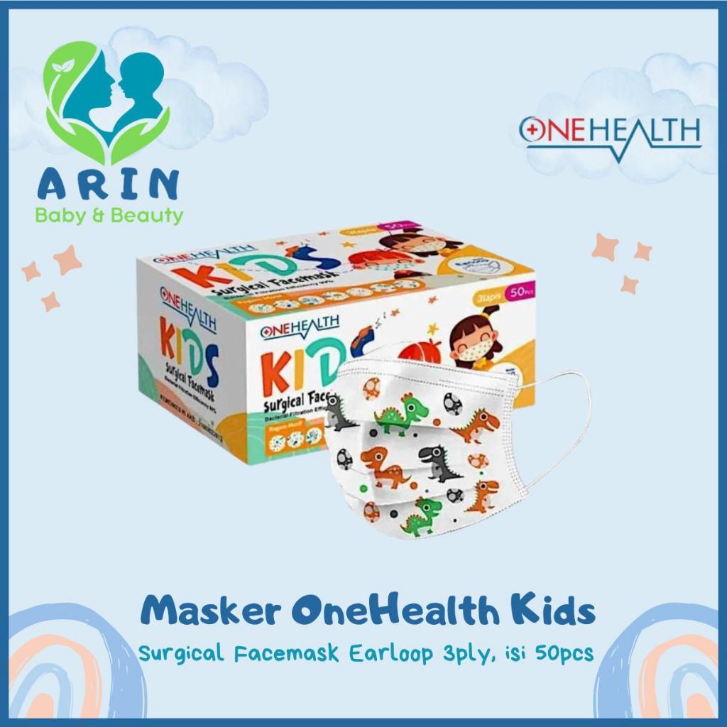 Masker Kids Masker Medis Anak OneHealth 3ply isi 50pcs