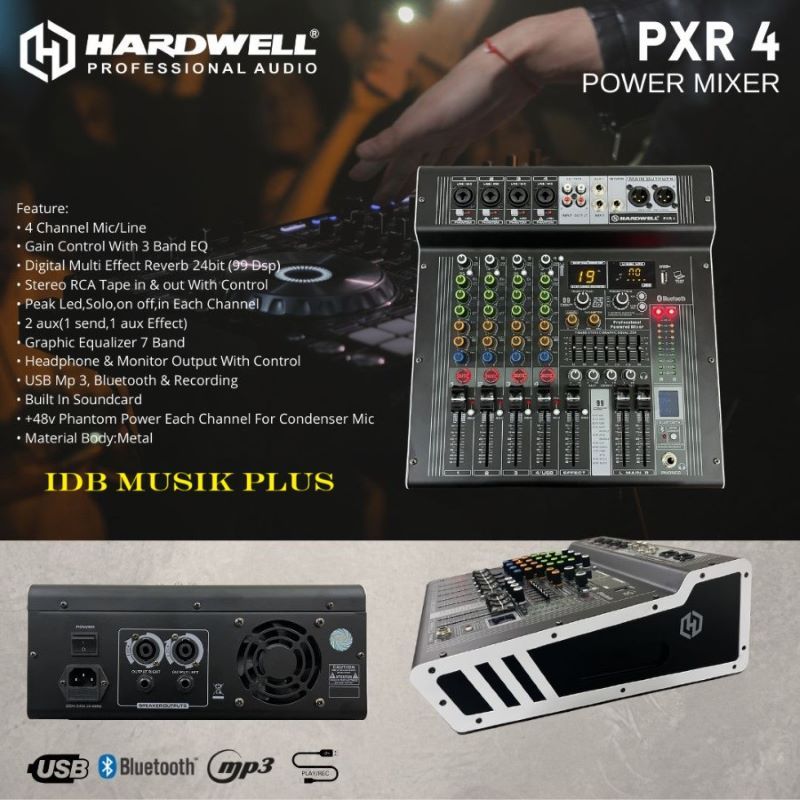 Power Mixer 4 Ch Hardwell PXR4 PXR 4 Original