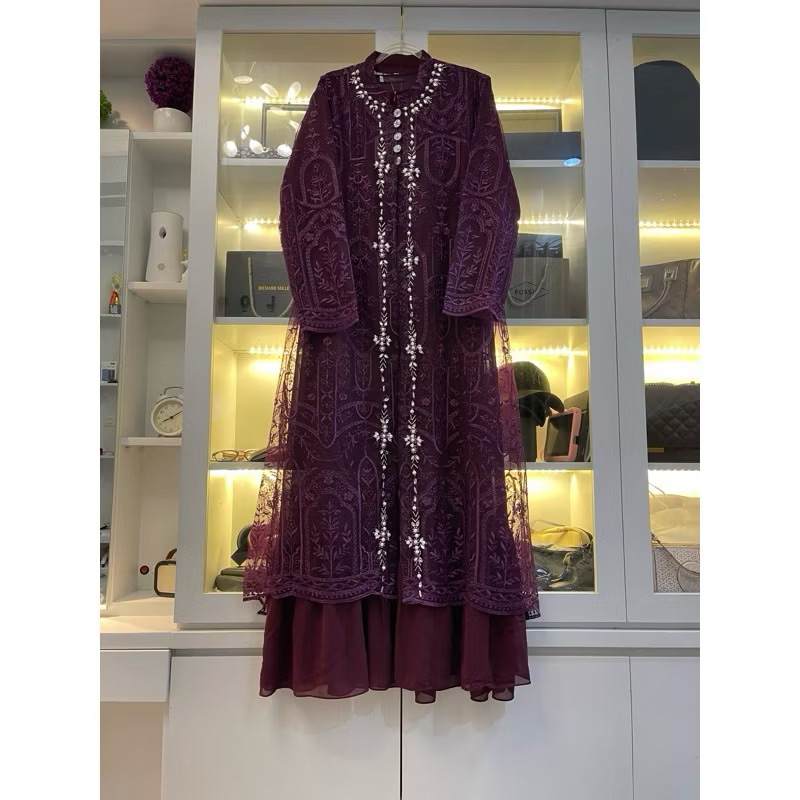 Gamis Andari Super Mewah By RA/Gamis Lebaran Super Mewah/Gamis Jumbo/Gamis Terbaru2025