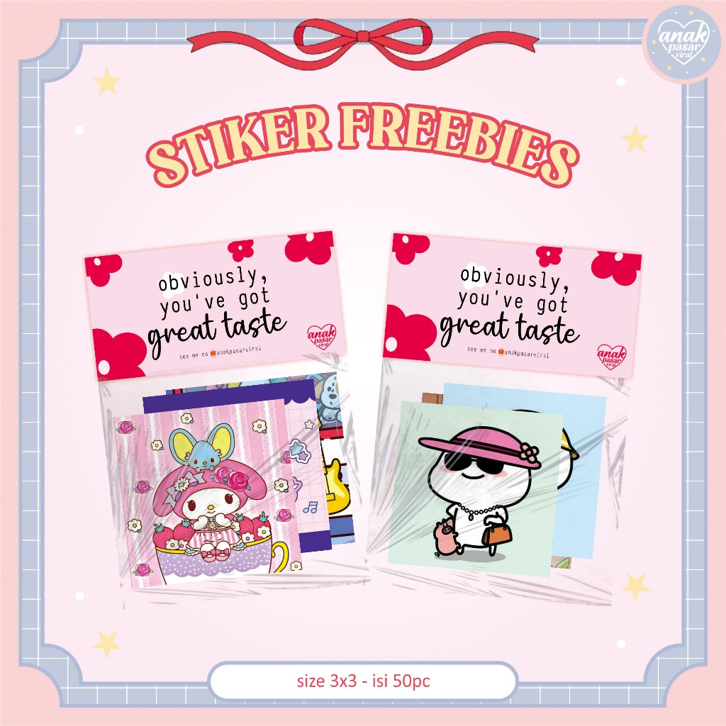 

STIKER DECO FREEBIES ❤ SANRIO GHIBLI STARMOLLY ❤ STIKER MINI ❤ STIKER MINI ❤ ASTHETIC