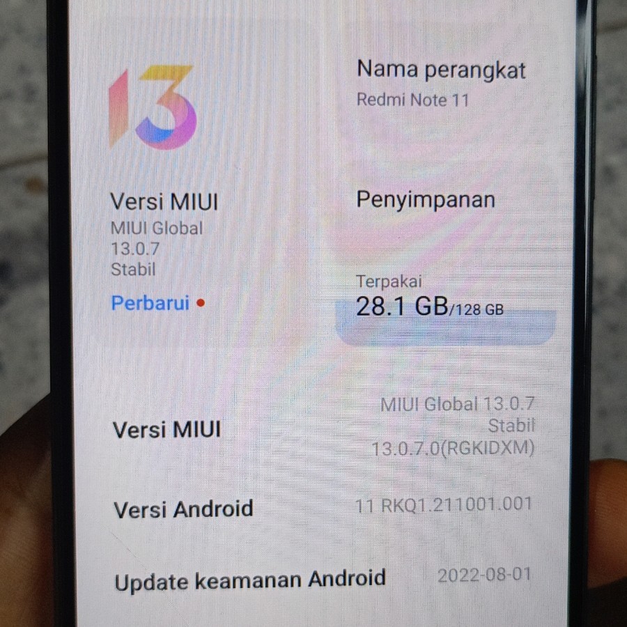hp xiaomi redmi note 11 ram6/128 bekas second original murah handphone seken