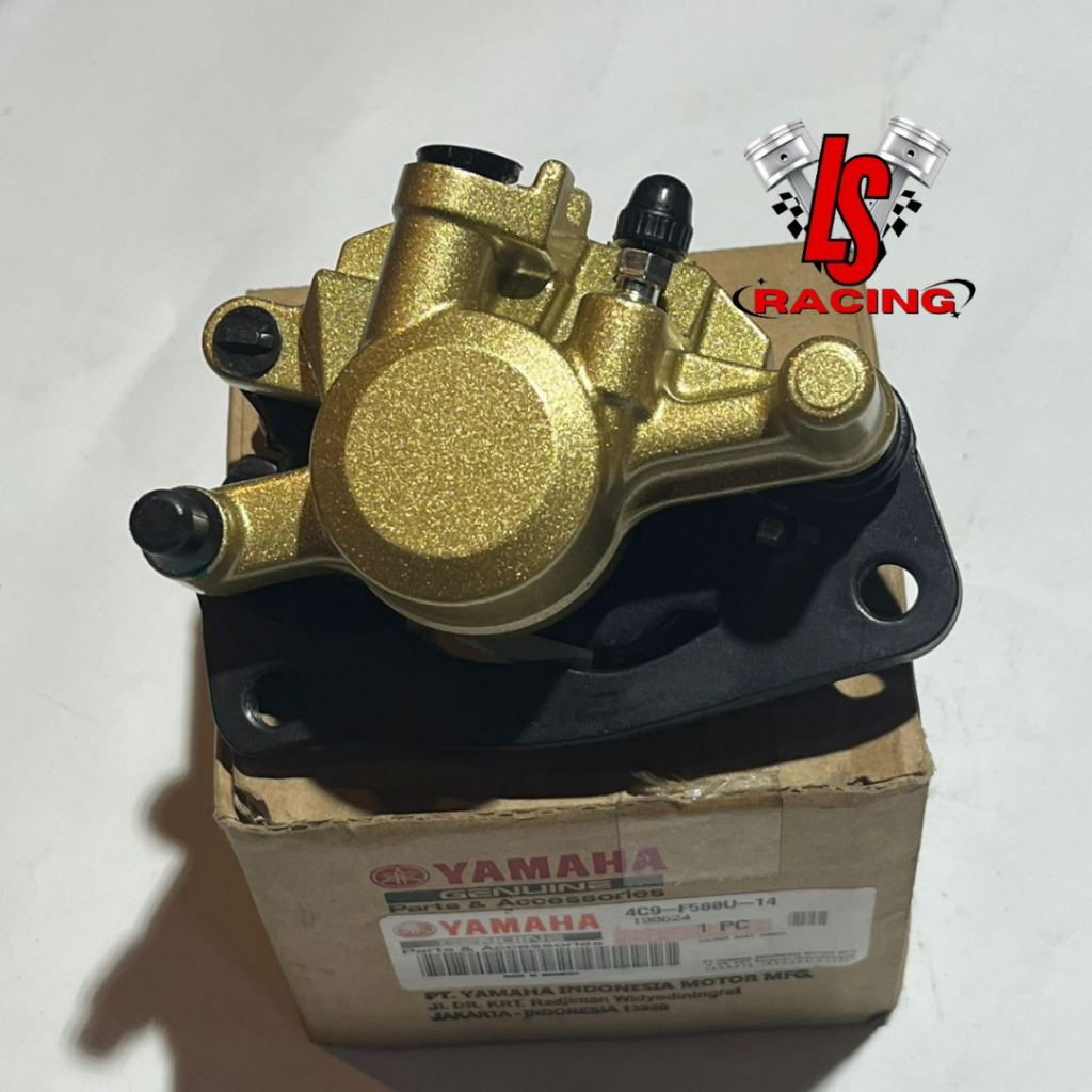 Kaliper Pala Babi Cakram Rem Depan Mio Sporty Smile Soul Gold Yamaha Genuine Parts 4C9-F580U-14