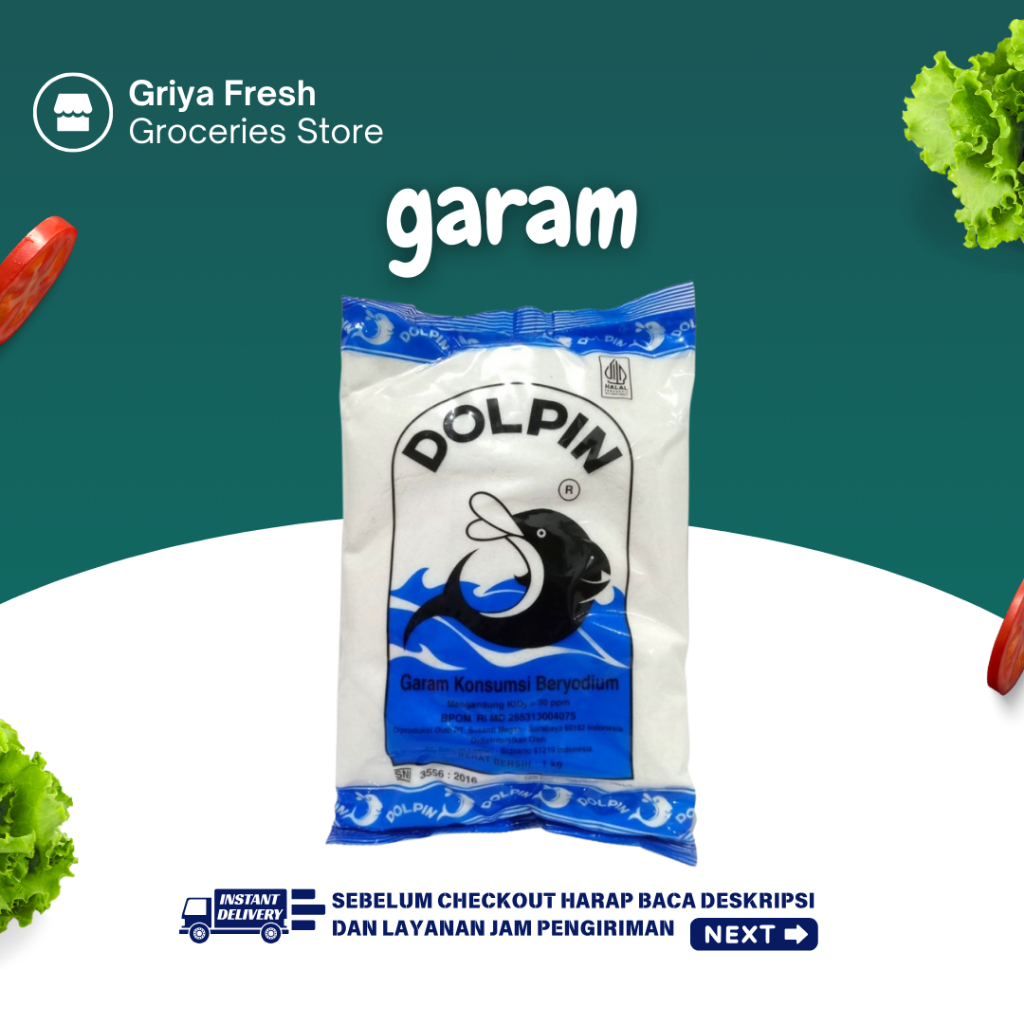 

Garap Dapur Dolpin 250 gr - Kirim Instant