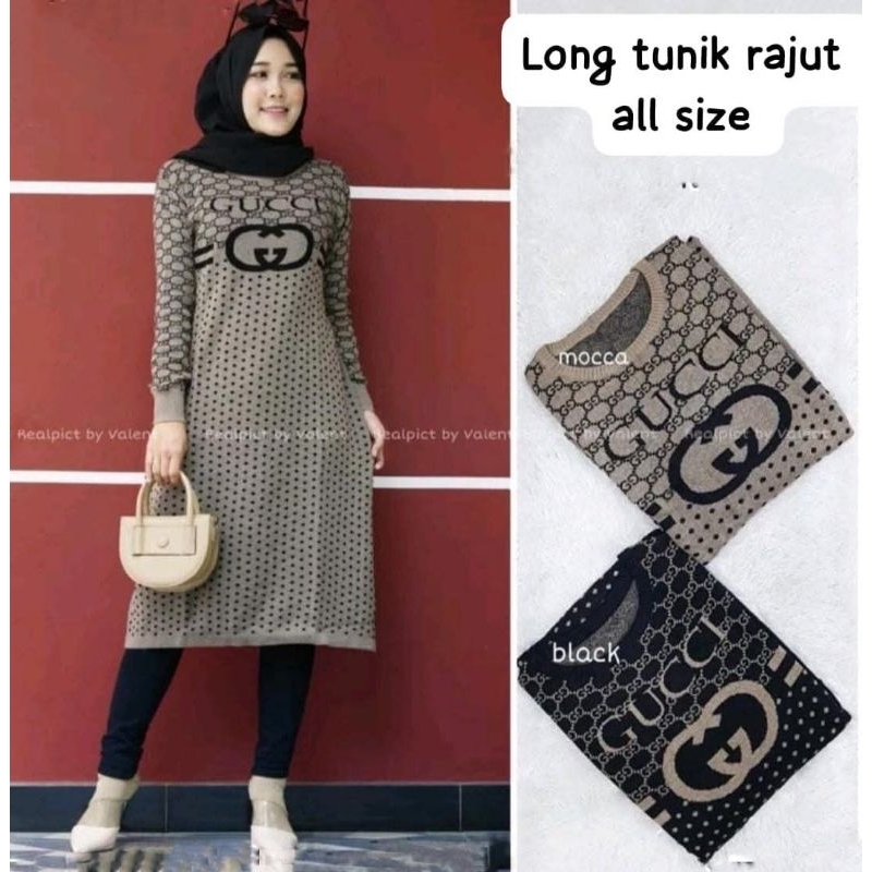 Gucci Long Tunik Rajut All Size