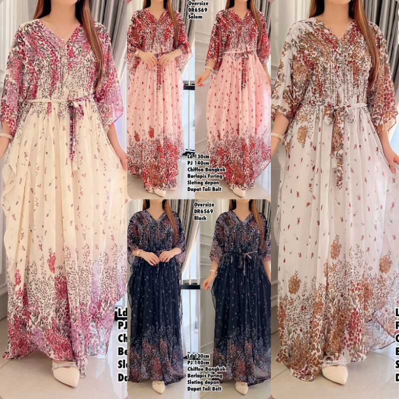 Dress DR6569 Dress Chiffon Bangkok - GO