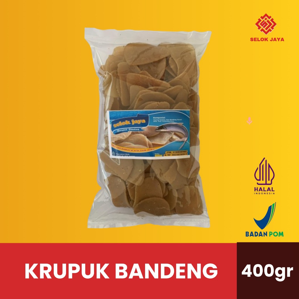 

KRUPUK BANDENG SELOK JAYA 200gr