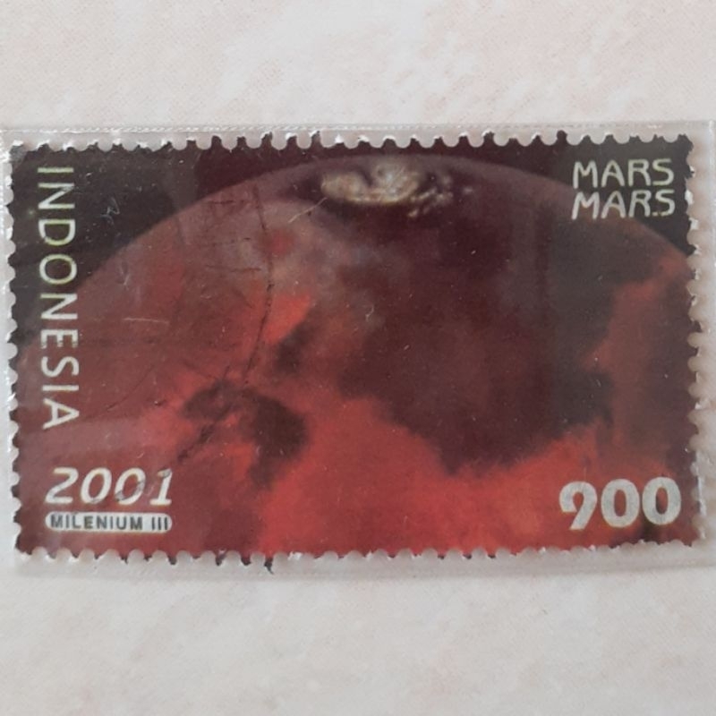 

Perangko Indonesia Tata Surya (Mars 1909 Rp 900) Tahun 2001