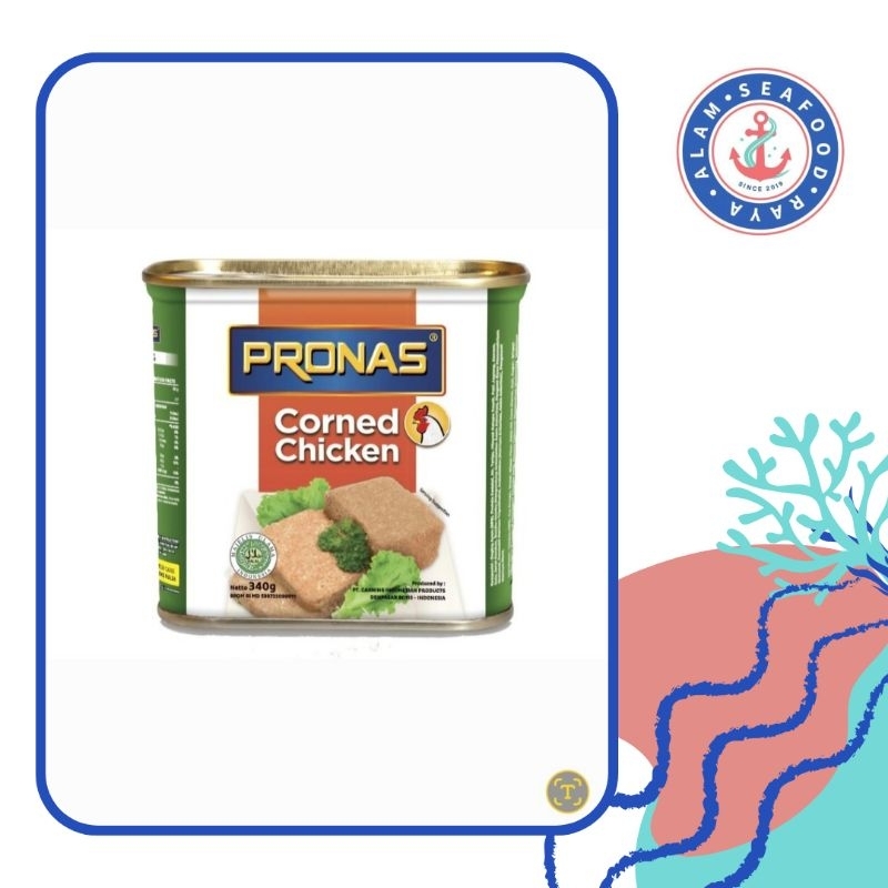 

Pronas Kornet Ayam 340gr Corned Chicken Korned Ayam Kaleng Kotak