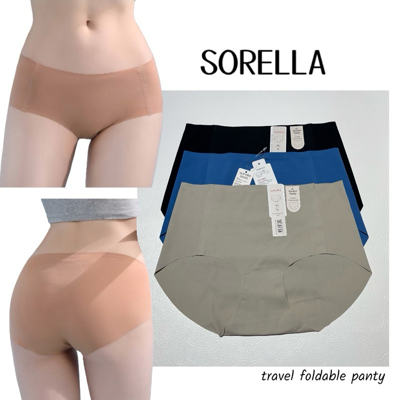 Sorella Panty (Celana Dalam) Midi Seamless Foldable SP1039 size XL