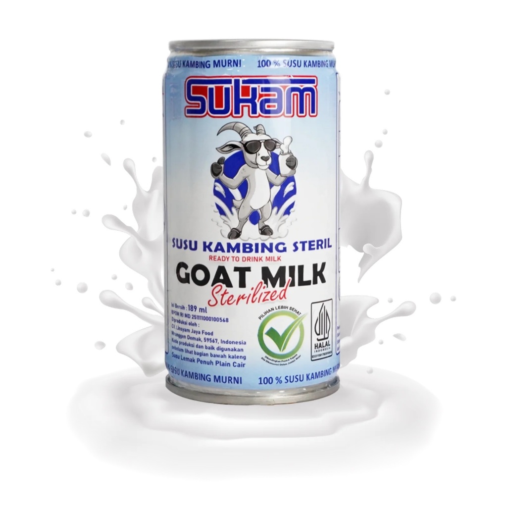 

Susu Kambing Steril Cair SUKAM. Dari Kambing Sapera - 189 ml