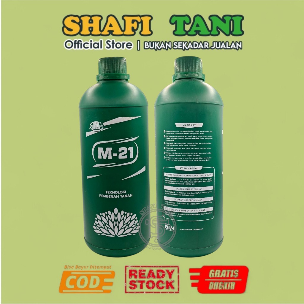 PUPUK M-21 Decomposer Mikrobakteri Pupuk Pembenah Tanah