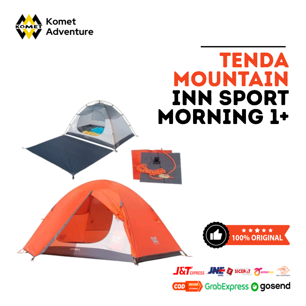 Tenda Mountain Inn Sport Morning 1+ - Tenda GO MIS Morning 1+ Kapasitas 2 Orang