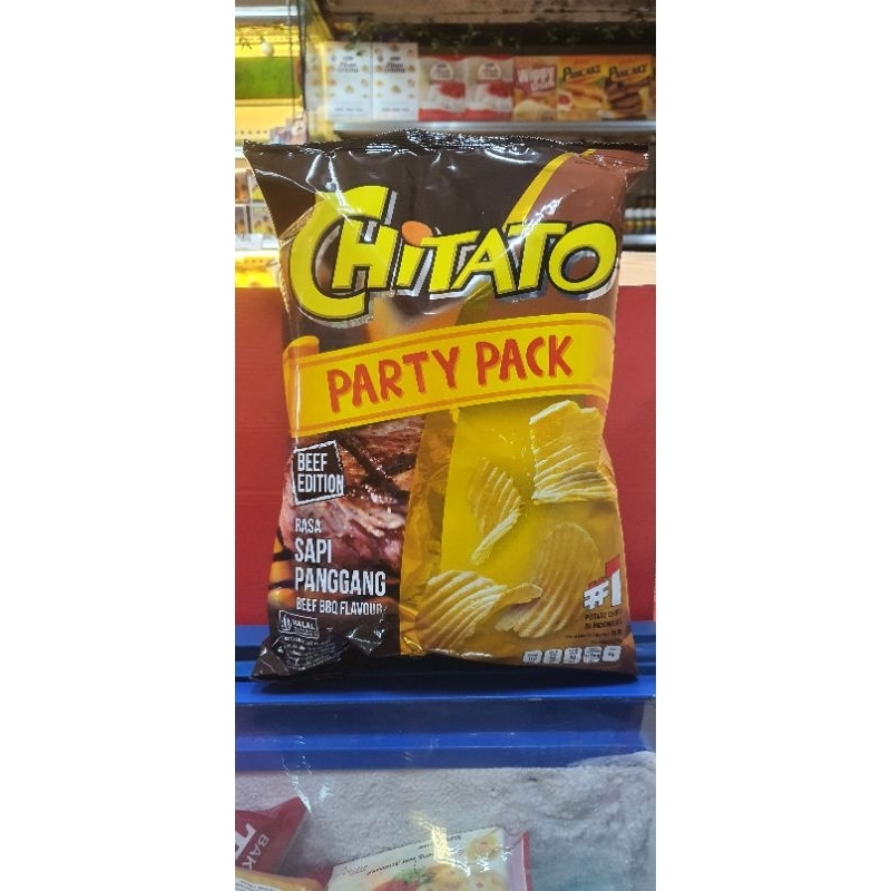 

Chitato Beef BBQ Rasa Sapi Panggang 168gr Party Pack