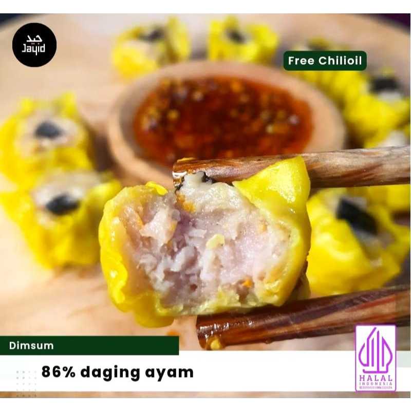 

DIMSUM SIOMAY AYAM ENAK MURAH MINI 10 PCS + CHILLI OIL