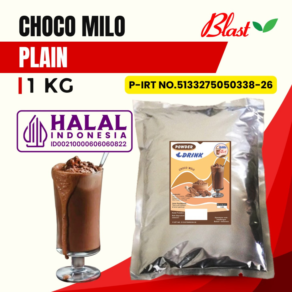 

Bubuk Cokelat Milo 1 KG - Bubuk Minuman Coklat Milo - Powder Chocolate Drink