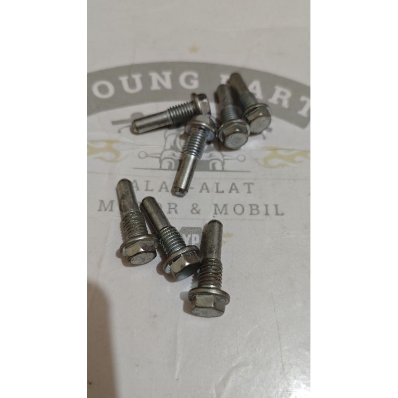 Baut Rol Roll Keteng Honda Supra x 125 Blade Supra fit new dll Drat 8 m konci 10 Panjang 2.8 cm Moto