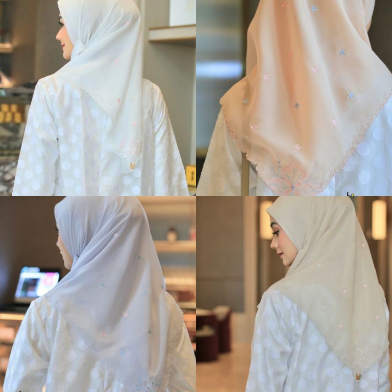 Hijab Segi Empat Bee.me Dafoddil Series. Bee.me Dafoddil Series Hijab Segi Empat . Bee.me Original