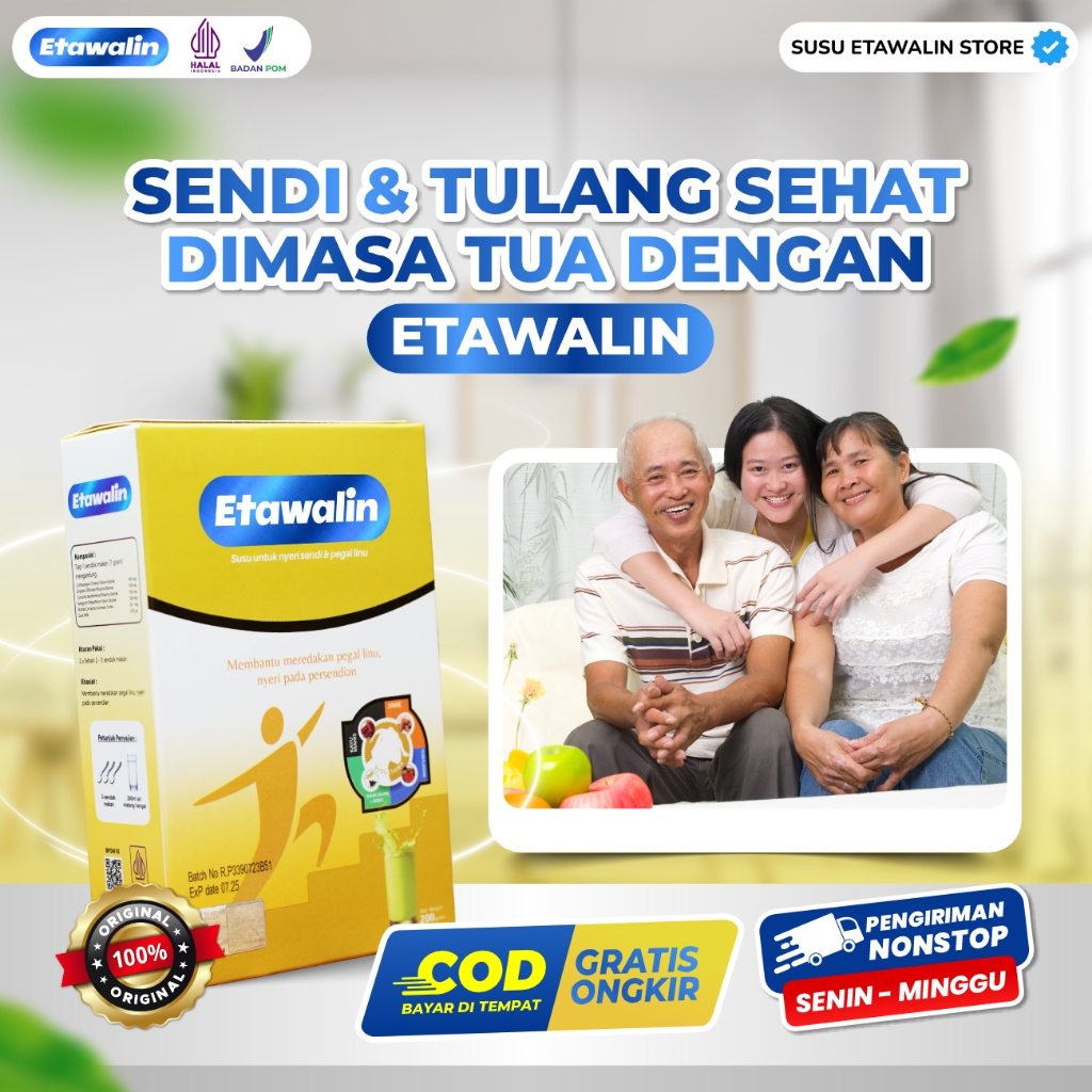 

Susu Etawalin – Susu Kambing Etawa Asli Tingkatkan Kepadatan & Kesehatan Tulang Sendi Susu Asam Urat Rematik Reumatik nyeri sendi cocok untuk lansia 200gr