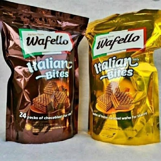 

Wafer Wafello Choco Blast isi 24pack / Wafer Wafello pouch / Wafello bites / Wafer