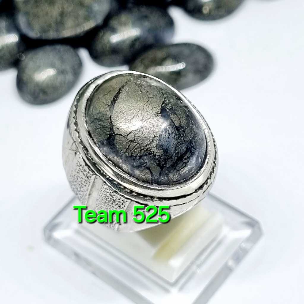 Cincin batu Badar perak ereke / sigori lafau / cincin pria