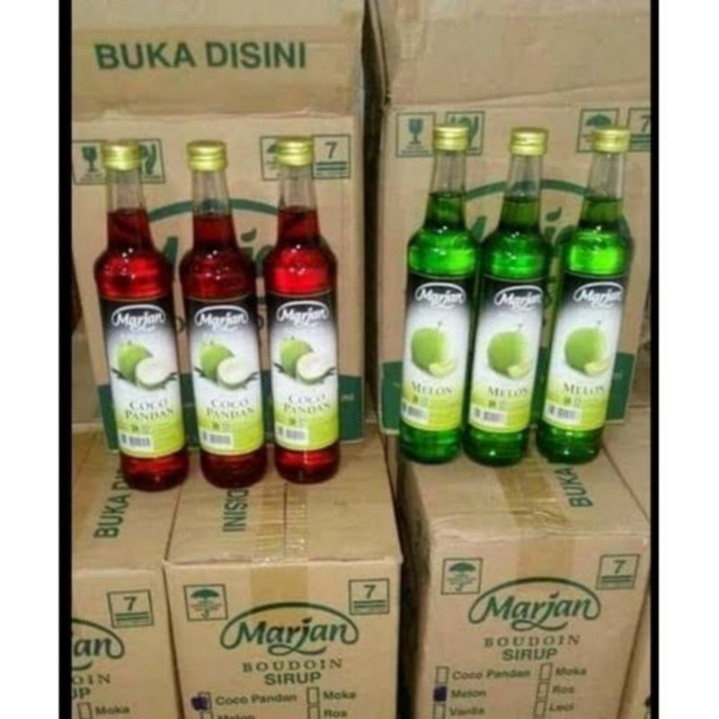 

SIRUP MARJAN KARTON ISI 12PCS x 460ML COCO PANDAN & MELON