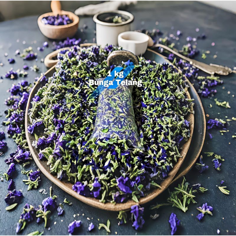 

GRATIS 10 G Per 1kg Teh Bunga Telang kering butterfly premium