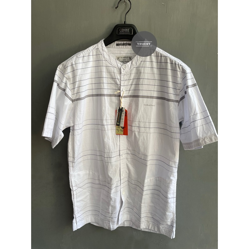 Kemeja Koko Putih Cardinal Original | Kemeja Koko Putih Lengan Pendek | Kemeja Koko Cardinal | Baju 
