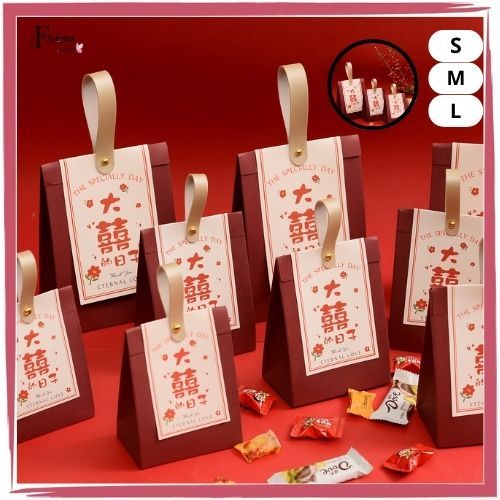

FDG Paperbag Sangjit shuang XI / Box Hampers Wedding / Tempat Souvenir Sangjit PP54