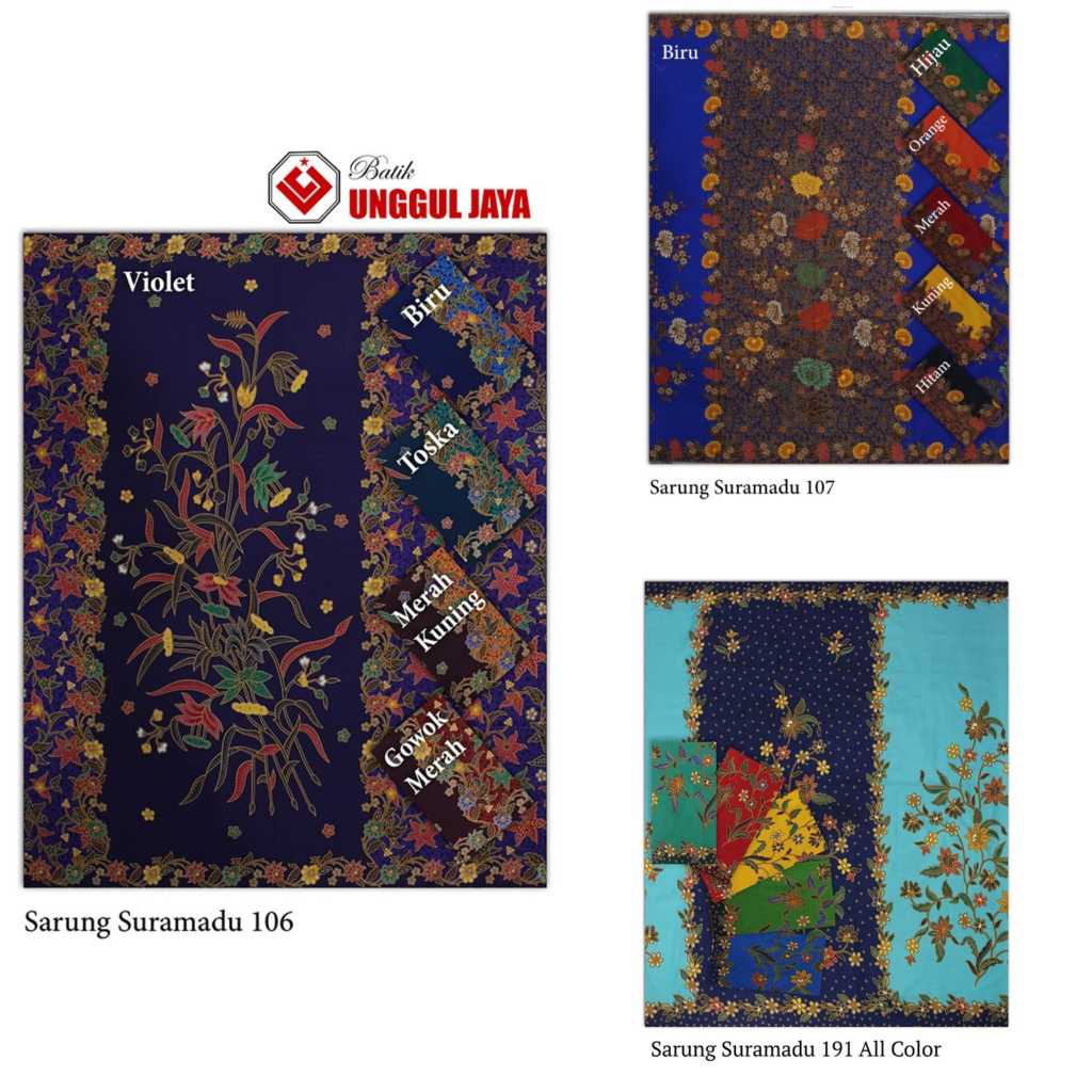 Sarung Batik Wanita Unggul Jaya - Putri Jelita - Suramadu 106, 107 & 191