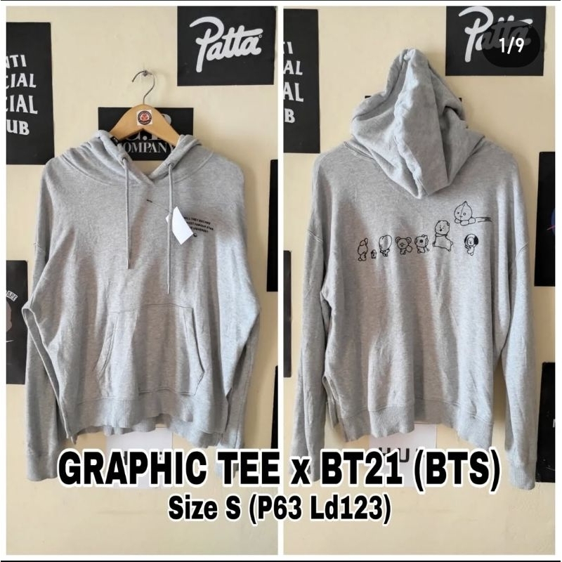 Hoodie SPAO x BT21' (BTS) Size S
