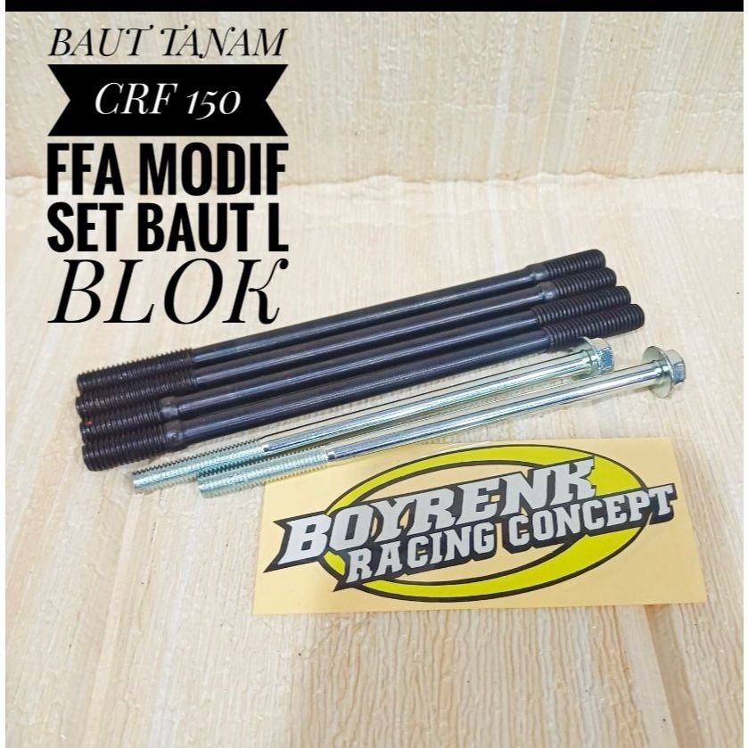 BAUT TANAM CRF150 MODIF KRUK AS LANGKAH 70 - BOYRENK