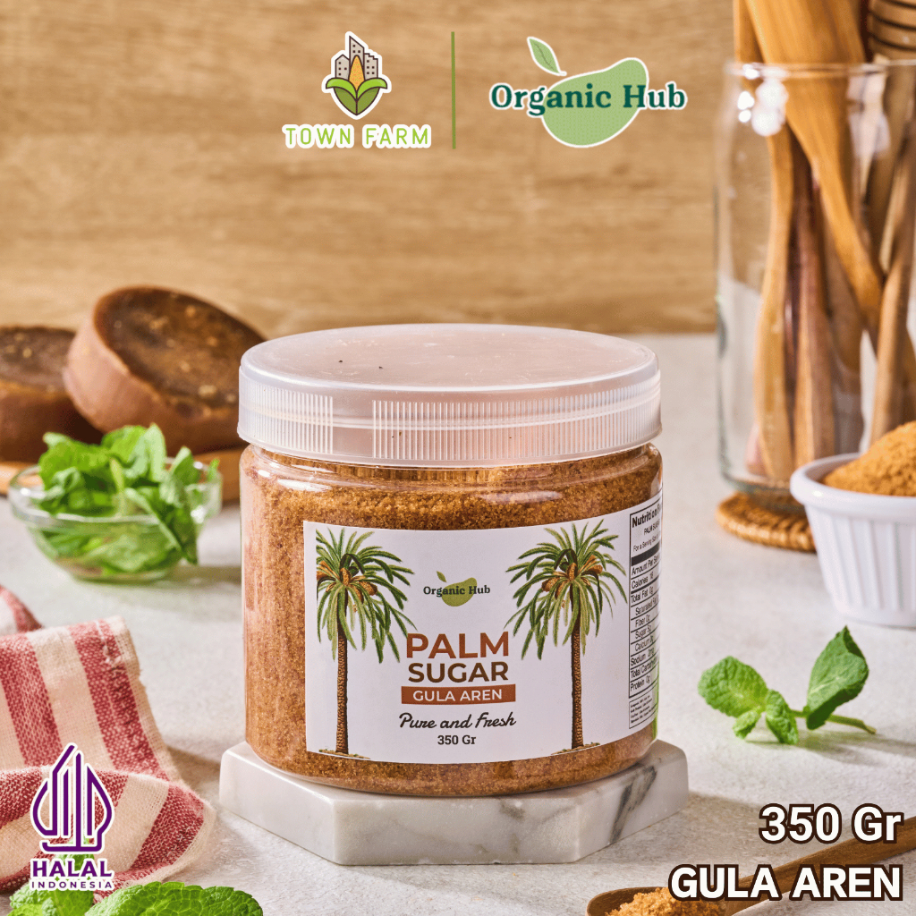 

Organic Hub Gula Aren Bubuk 100% Original Natural Premium Quality Palm Sugar Powder Organik 350 gr