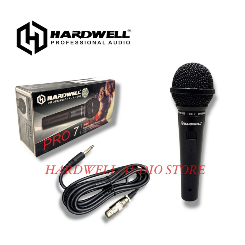 Microphone Kabel Hardwell PRO 7 Mic Kabel Original Kualitas Terbaik