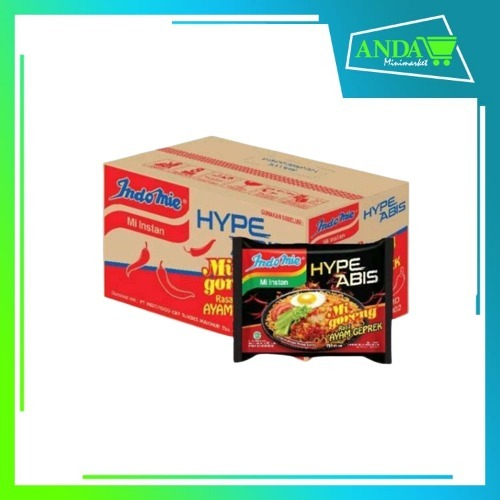 

ANDA Indomie Hype Ayam Geprek 1 Dus Isi 40pcs