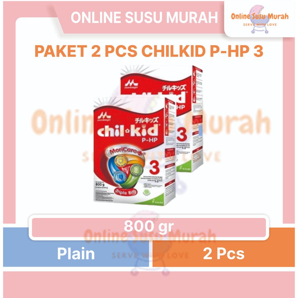 CHIL KID P-HP PAKET 2 KOTAK 800 GRAM CHILKID PHP MORINAGA SSKD