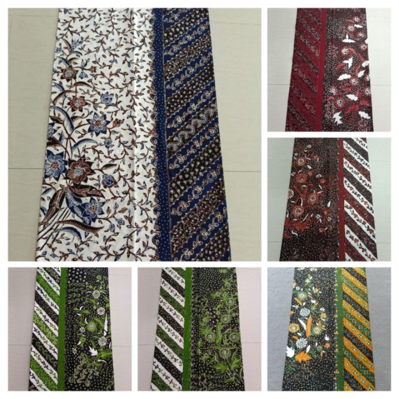 sarung batik tulis Lasem ukuran jumbo sarung batik canting 3 warna