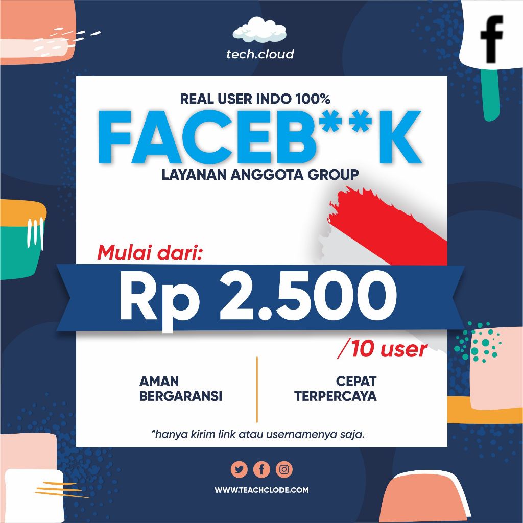 LAYANAN ANGGOTA GROUP FACEBOOK INDONESIA | 100% REAL INDO USER