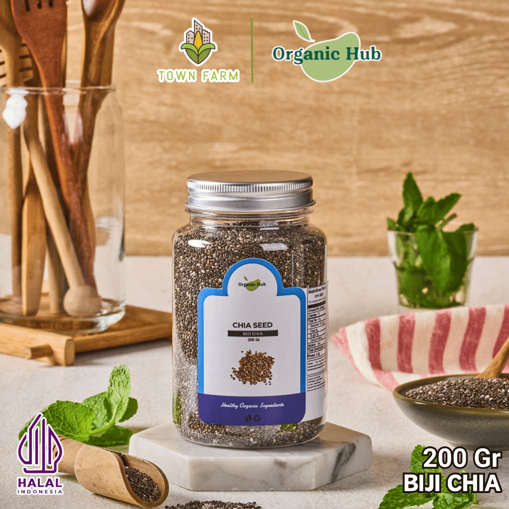 

Organic Hub Chia Seed Organik Biji Hitam Untuk Diet Premium Quality 200 gr
