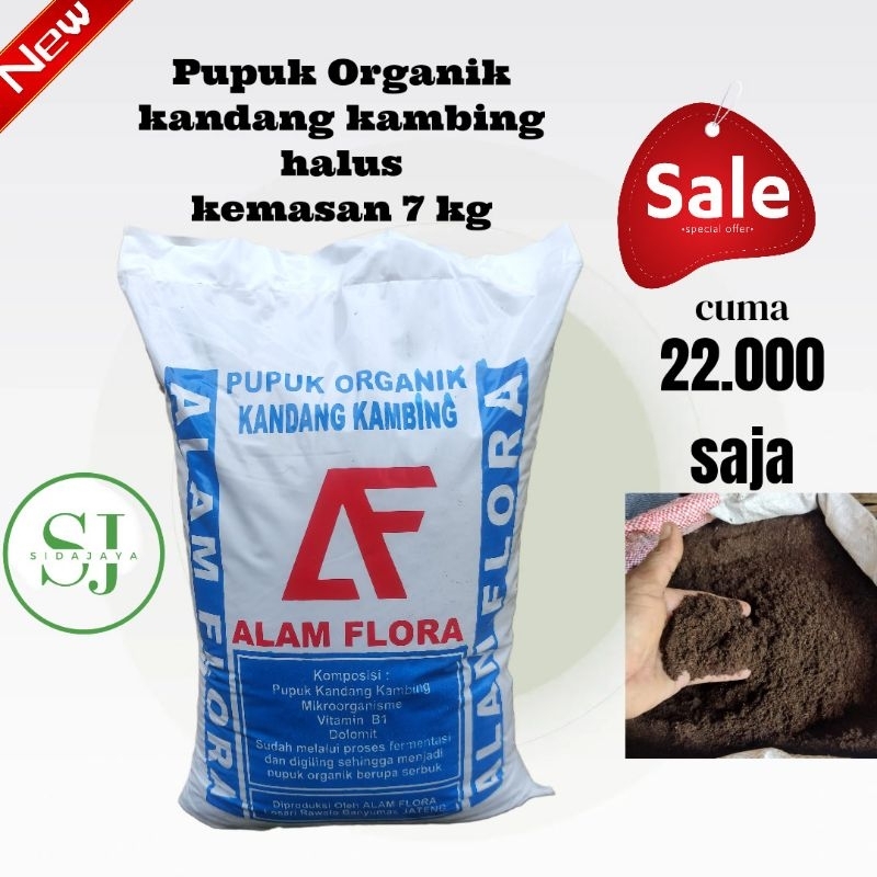 Pupuk kandang kambing organik kohe halus